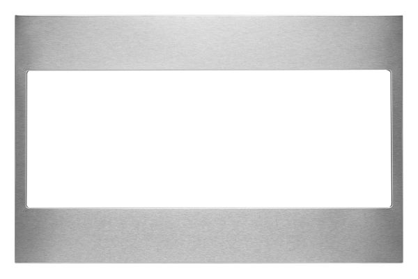 Built-In Low Profile Microwave Standard Trim Kit, Stainless Steel