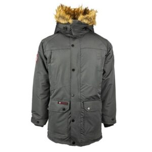 C.w.g Men's Fur Trim Hooded Parka Jacket (open Box)