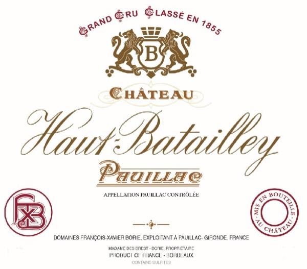 Chateau Haut-Batailley 2017 - Bordeaux Blends Red Wine