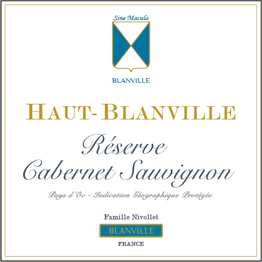 Chateau Haut-Blanville 2018 Grand Reserve Cabernet Sauvignon - Red Wine