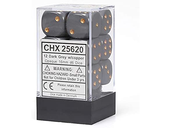 Chessex Manufacturing Dice Cubes 12 Pcs