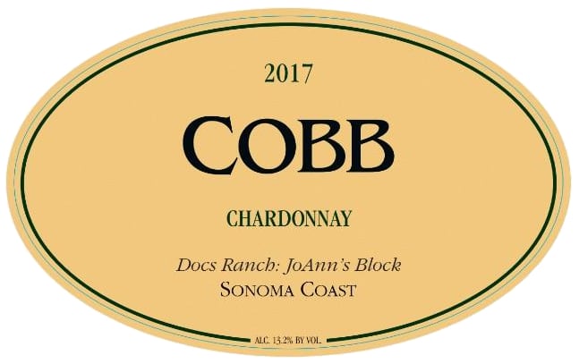 Cobb Wines 2017 Doc's Ranch JoAnn's Block Chardonnay - White Wine