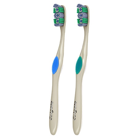 Colgate 360 Optic White Whitening Toothbrush, Medium - 2.0 ea