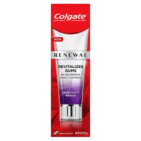 Colgate Renewal Gum Toothpaste Sensitivity Repair Gel Formula Fresh Mint - 3.0 oz