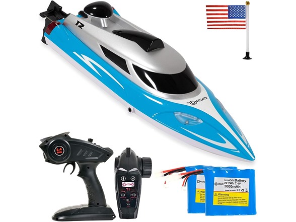 Contixo T2 With Remote Control Racing Speedboat