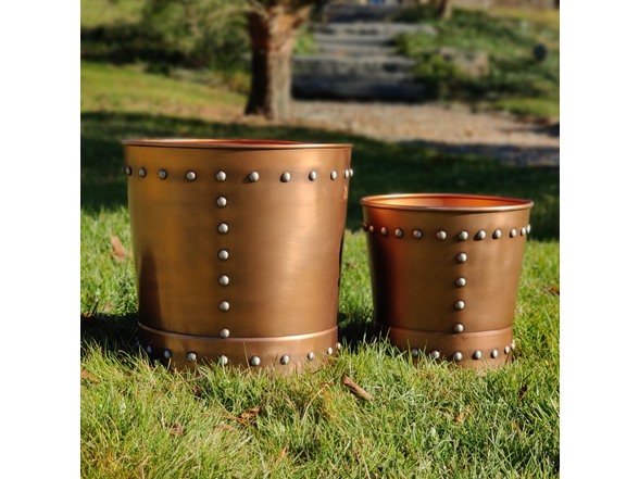 Copper Riveted Planters