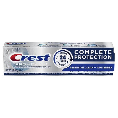 Crest Pro-Health Complete Protection Toothpaste, Intensive Clean + Whitening - 4.0 OZ
