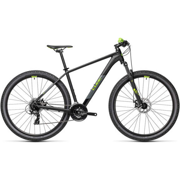 Cube Aim 27.5 Hardtail Bike 2021 – 40cm (16″) – Black – Green