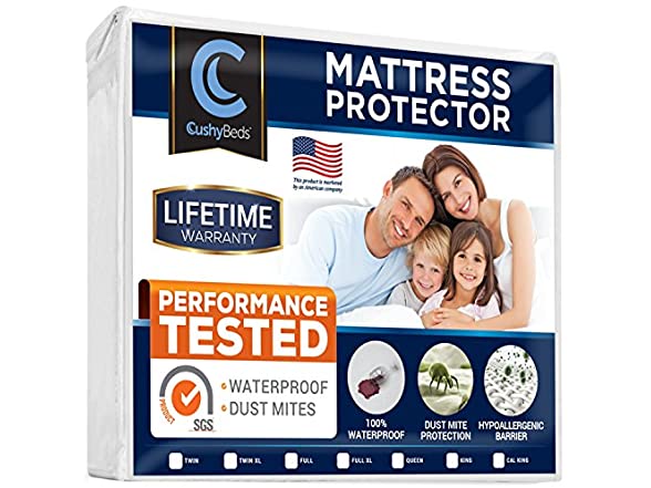 Cushybeds Queen Mattress Protector