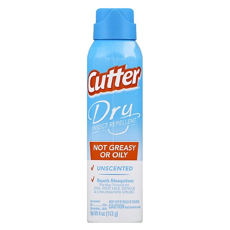 Cutter Dry Aerosol Insect Repellent - 4.0 oz
