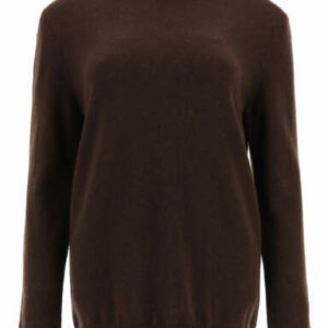 DOLCE & GABBANA CASHMERE TURTLENECK SWEATER 38 Brown Cashmere