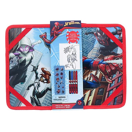 Disney Marvel Spiderman Travel Desk Activity Set - 1.0 ea