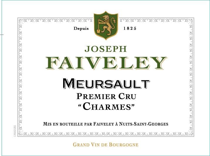 Domaine Faiveley 2016 Meursault Charmes Premier Cru - Chardonnay White Wine