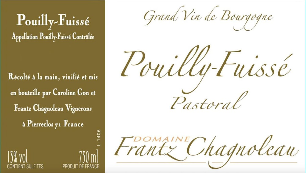 Domaine Frantz Chagnoleau 2018 Pouilly-Fuisse Pastoral - Chardonnay White Wine