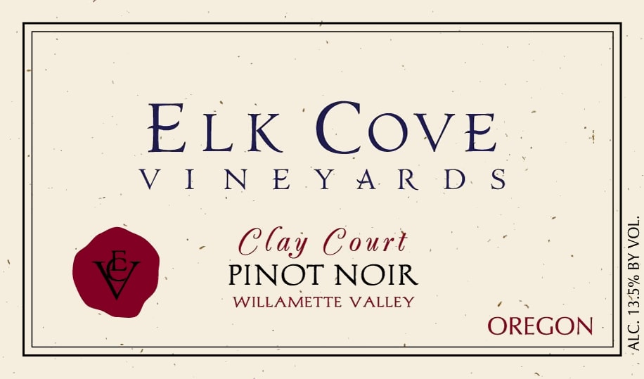 Elk Cove 2017 Clay Court Pinot Noir - Red Wine