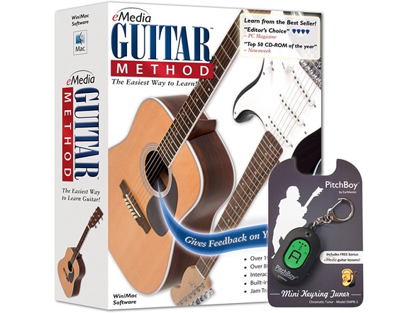 Emedia Guitar Method V6 With Mini Tuner