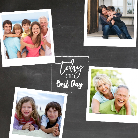 Family + Friends 12x12 Designer Print - Glossy, Prints -Today is the Best Day