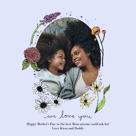 Family + Friends 8x8 Designer Print - Matte, Prints -We Love You