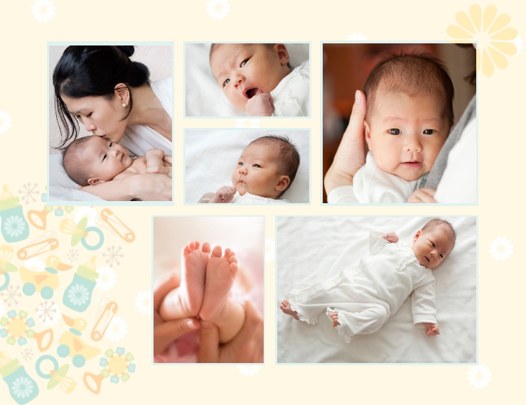 Family + Friends Fleece Baby Blanket, 30x40, Gift -Flower Baby