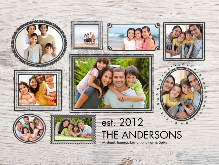 Family + Friends Fleece Blanket, 60x80, Gift -Blanket Family Gallery by Tumbalina