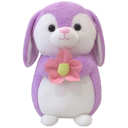 Festive Voice Bunny Holding Flower - 1.0 EA