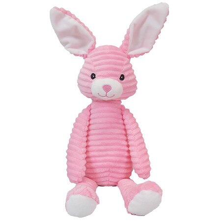 Festive Voice Pink Bunny Textured Animal - 1.0 ea