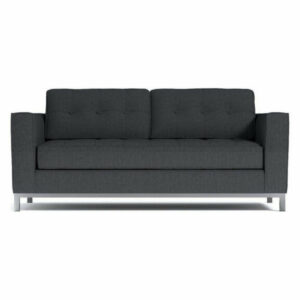 Fillmore Apartment Size Sleeper Sofa, Charcoal, Memory Foam Mattress