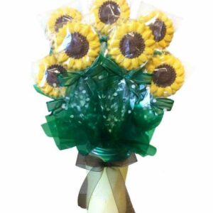 Flowers - Sassy Sunflowers Chocolate Bouquet - Regular