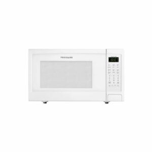 Frigidaire FFMO1611L 1.6 Cubic Foot Countertop Microwave with Easy-Set Start and 1100 Watts White Cooking Appliances Microwave Ovens Countertop