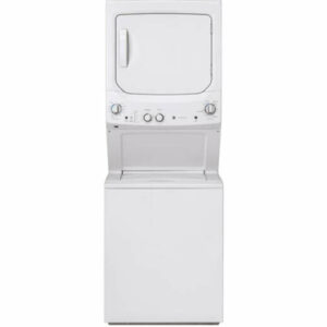 GE 27" Unitized Spacemaker Stack Washer With Gas Dryer