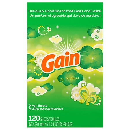 Gain Dryer Sheets Original - 120.0 ea