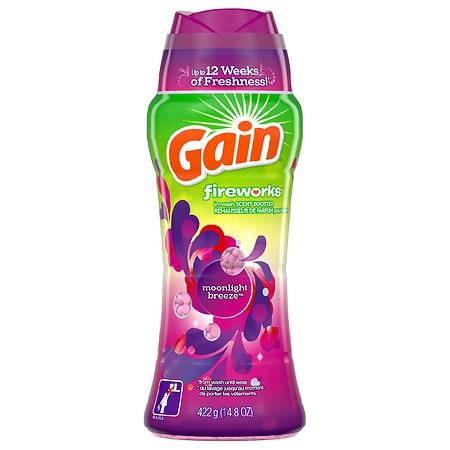 Gain Fireworks In-Wash Scent Booster Beads Moonlight Breeze - 14.8 oz