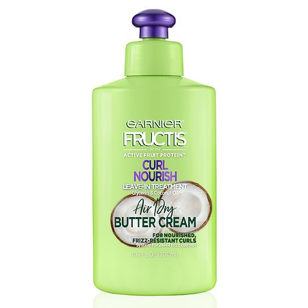 Garnier Fructis Curl Nourish Air Dry Butter Cream Leave-in Treatment with Coconut Oil - 10.2 fl oz
