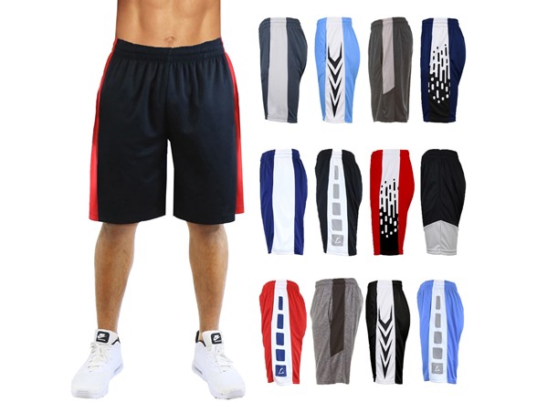 Gbh Mens Assorted Active Mesh Shorts 5pk