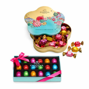 Godiva Spring Sharing Gift Set Dark, Milk Chocolate