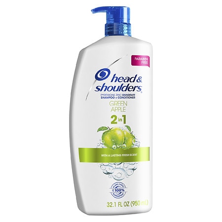 Head & Shoulders Green Apple Anti-Dandruff 2 In 1 Shampoo and Conditioner Green Apple - 32.1 fl oz