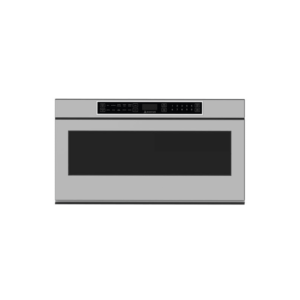 Hestan KMWR30 30 Inch Wide 1.2 Cu. Ft. 950 Watt Built-In Microwave Stainless Steel Cooking Appliances Microwave Ovens Microwave Drawers