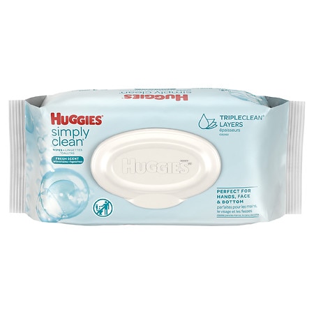 Huggies Simply Clean Scented Baby Wipes Flip-Top Pack - 1.0 ea