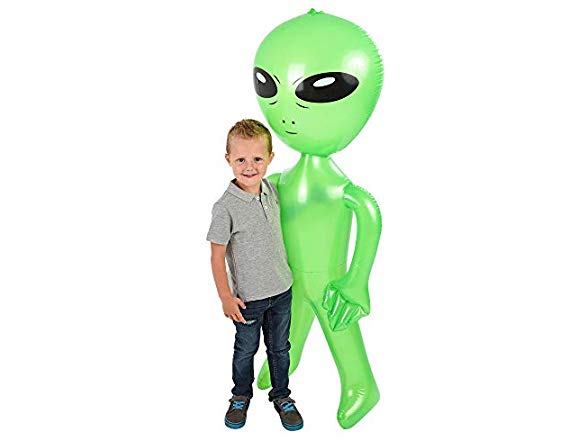 Inflatable Jumbo Alien Assorted Colors