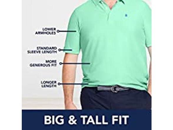 Izod Men's Big & Tall Short Sleeve Polo