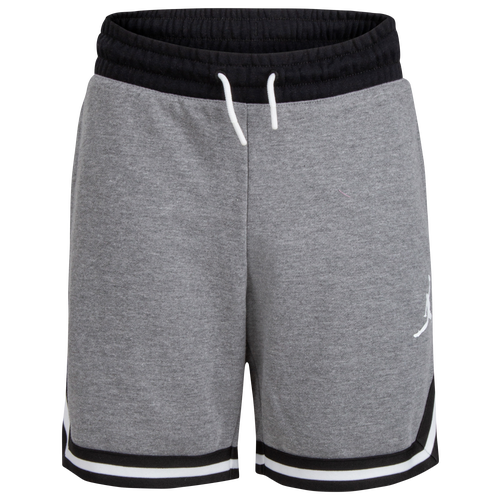 Jordan Boys Jordan Center Court Short - Boys' Grade School Gray/Black/White Size L