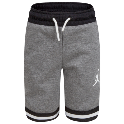 Jordan Boys Jordan Center Court Shorts - Boys' Preschool Gray/Black/White Size 6