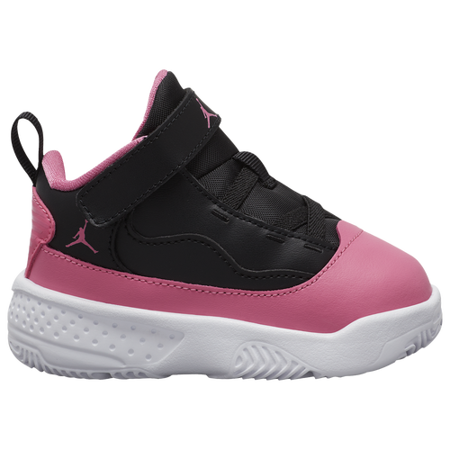 Jordan Girls Jordan Max Aura 2 - Girls' Toddler Basketball Shoes Black/Pink Size 04.0