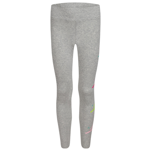 Jordan Girls Jordan Sweets & Treats Leggings - Girls' Preschool Grey/Multi Size 6X