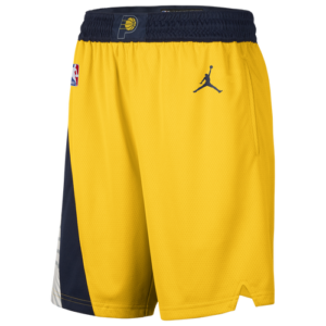 Jordan Mens Jordan NBA Statement Shorts - Mens Yellow/Navy/White Size S