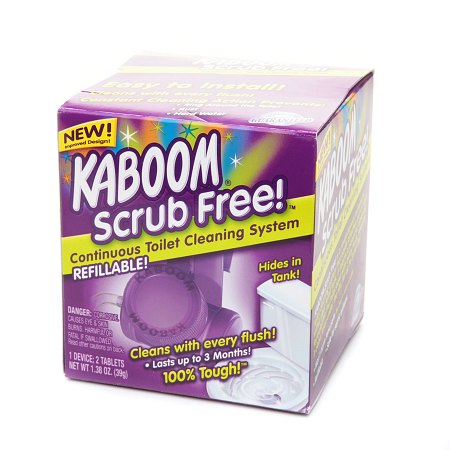 Kaboom Scrub Free! Continuous Toilet Cleaning System - 1.38 oz