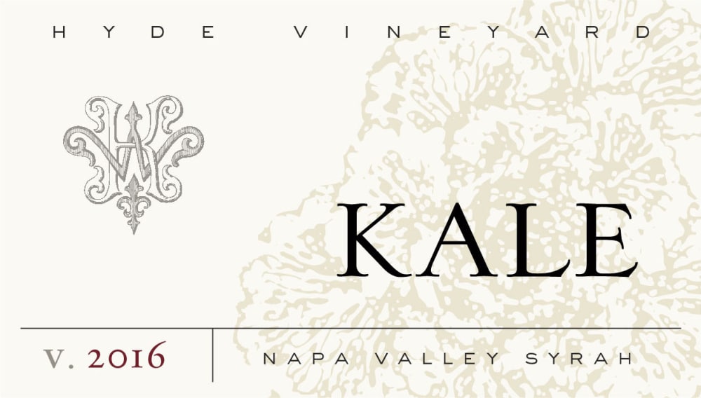 Kale 2016 Hyde Vineyard Syrah - Syrah/Shiraz Red Wine
