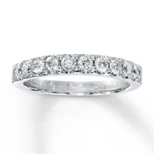 Kay Diamond Wedding Band 1/2 ct tw Round-cut 14K White Gold