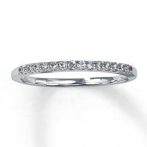 Kay Diamond Wedding Band 1/6 ct tw Round-cut 14K White Gold