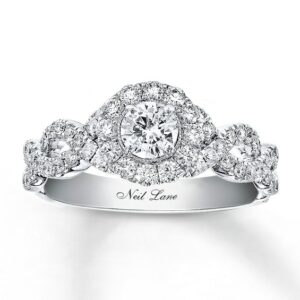 Kay Neil Lane Engagement Ring 1 ct tw Diamonds 14K White Gold